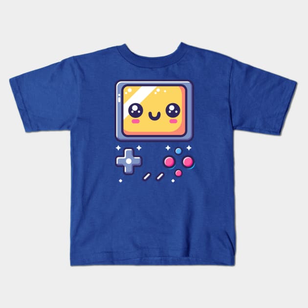 Game console cute face Kids T-Shirt by AO01